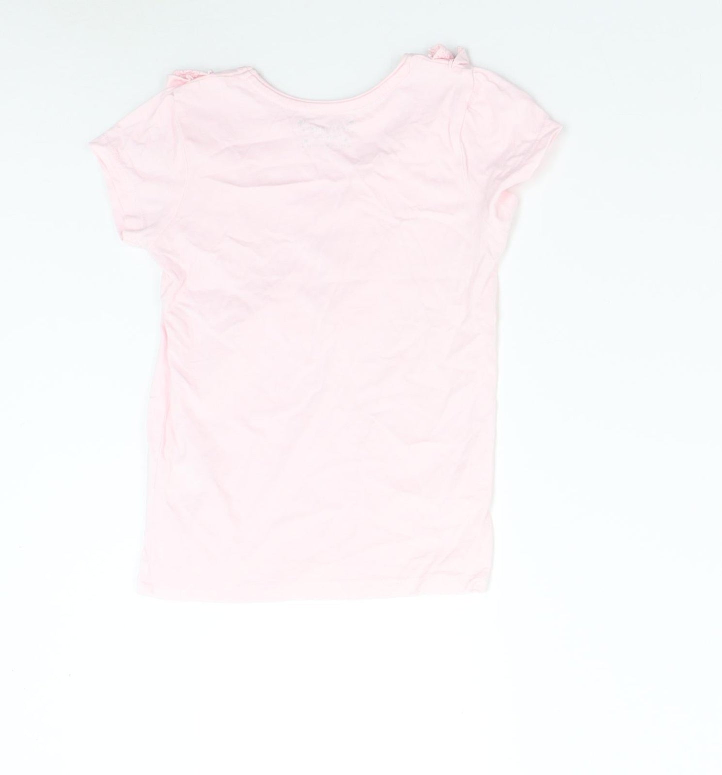 Primark Girls Pink   Basic T-Shirt Size 7-8 Years