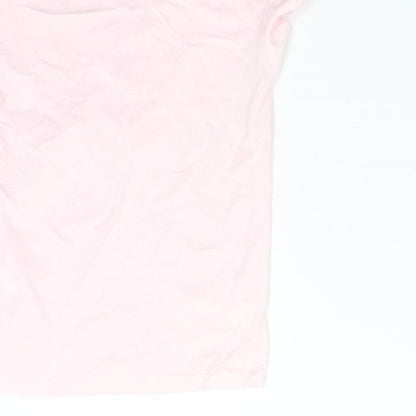 Primark Girls Pink   Basic T-Shirt Size 7-8 Years