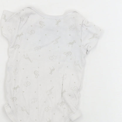 TU Baby White   Babygrow One-Piece Size 9-12 Months