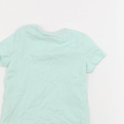 F&F  Girls Green   Basic T-Shirt Size 9-12 Months