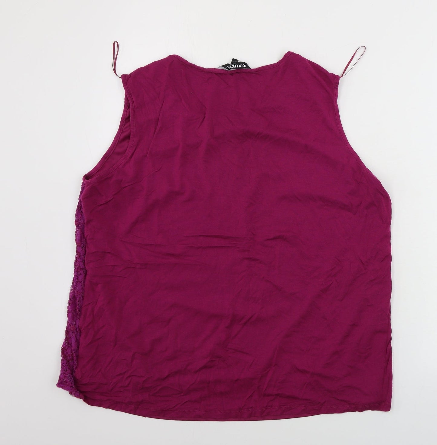 Womens UK Size 18 Debenhams Purple Basic Tank
