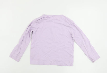 Primark  Girls Purple   Basic T-Shirt Size 5-6 Years