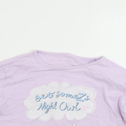 Primark  Girls Purple   Basic T-Shirt Size 5-6 Years