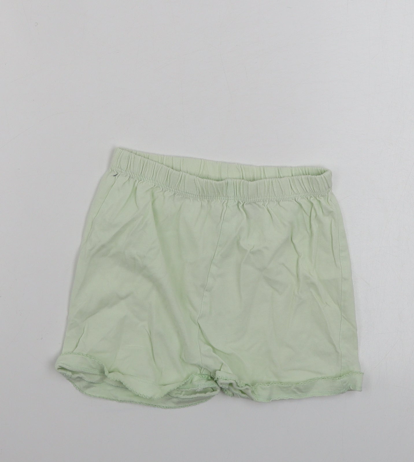 TU Girls Green   Sweat Shorts Size 5-6 Years