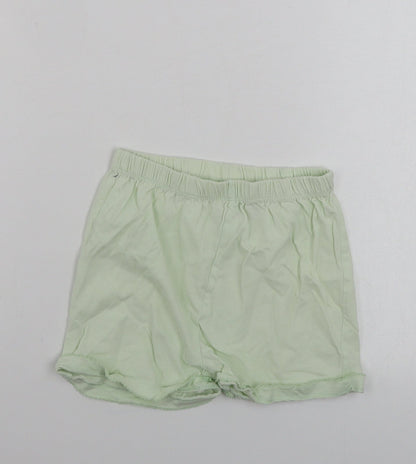 TU Girls Green   Sweat Shorts Size 5-6 Years