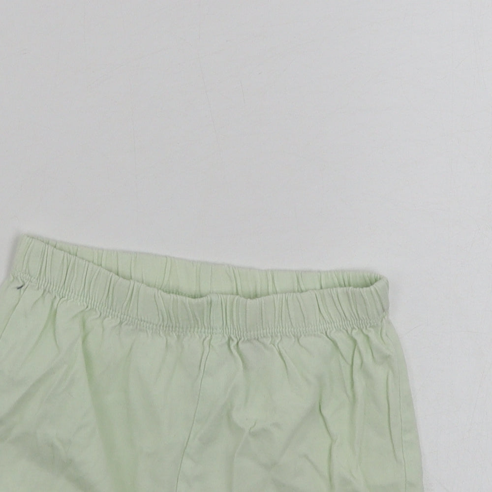 TU Girls Green   Sweat Shorts Size 5-6 Years