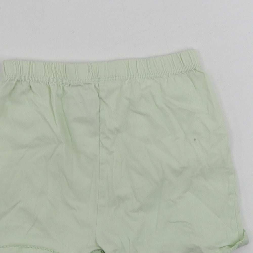 TU Girls Green   Sweat Shorts Size 5-6 Years