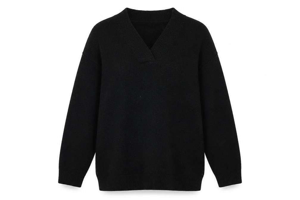 Womens UK Size M New Look Black Pullover Jumper