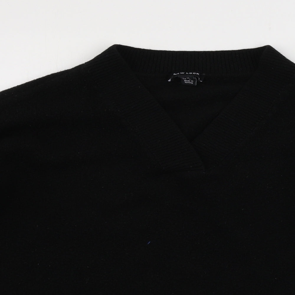 Womens UK Size M New Look Black Pullover Jumper