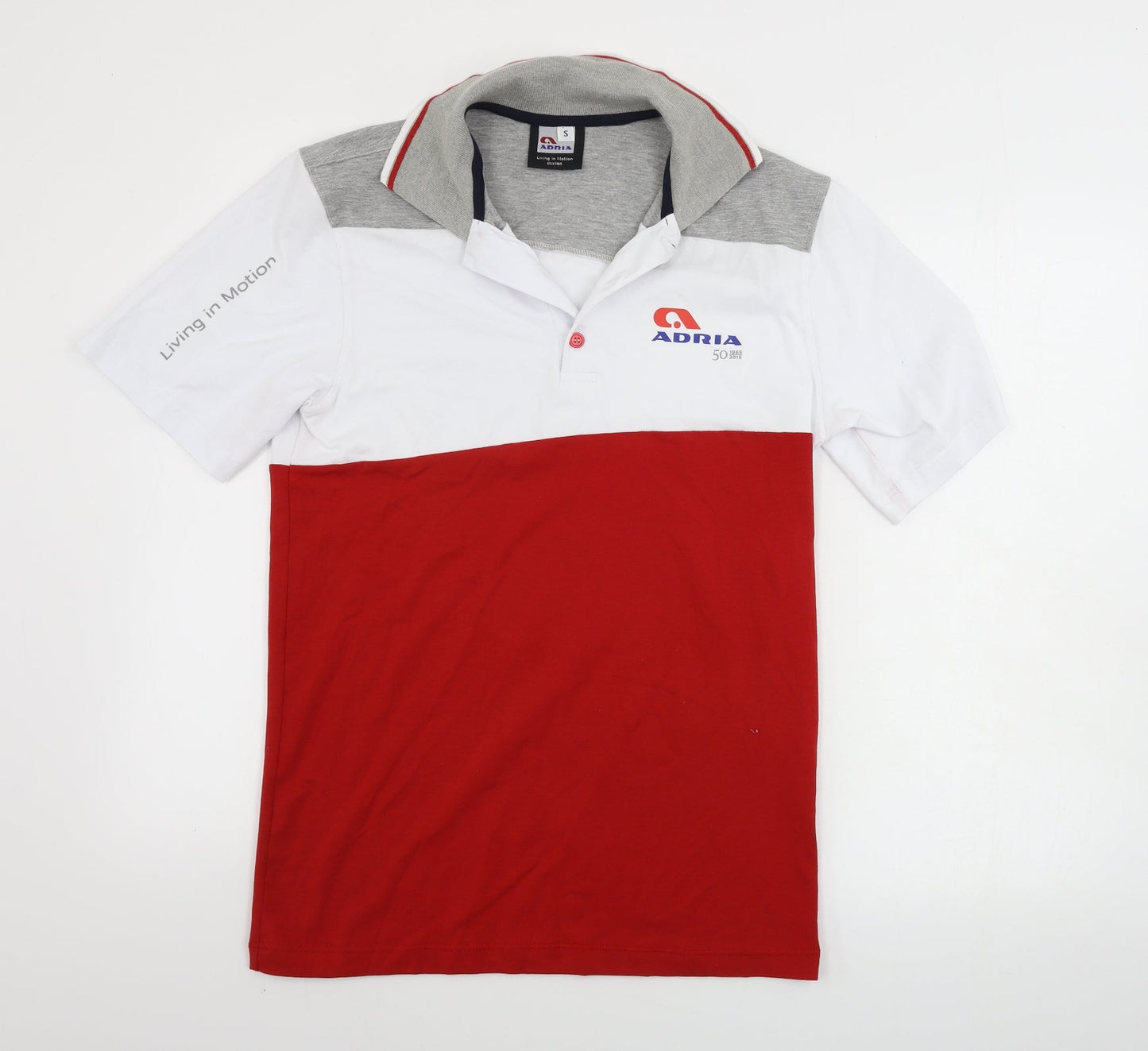 ADRIA Mens Red    Polo Size S