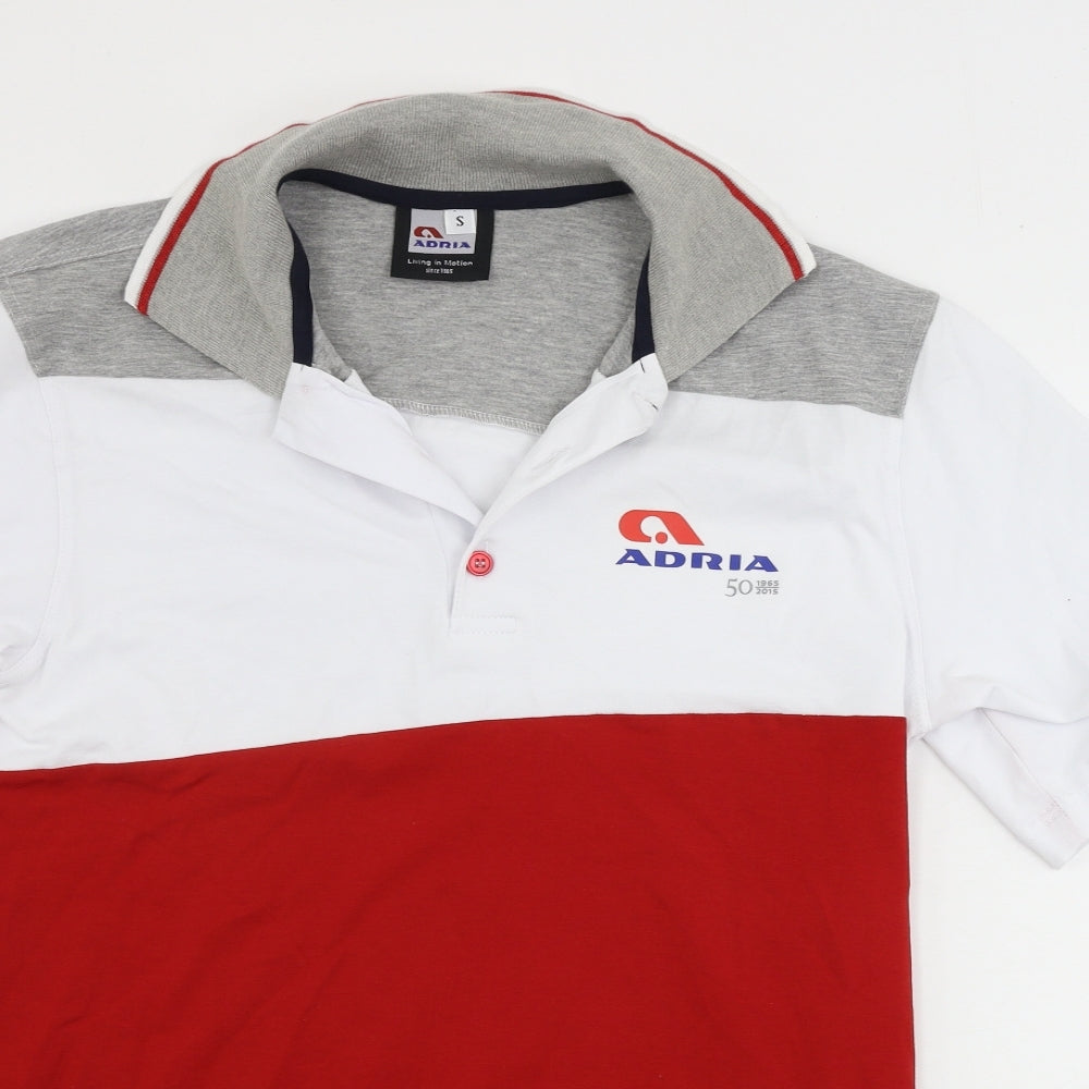 ADRIA Mens Red    Polo Size S
