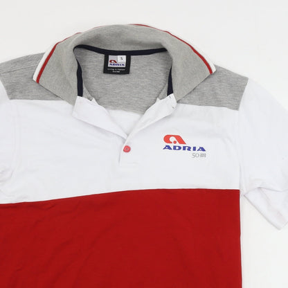 ADRIA Mens Red    Polo Size S