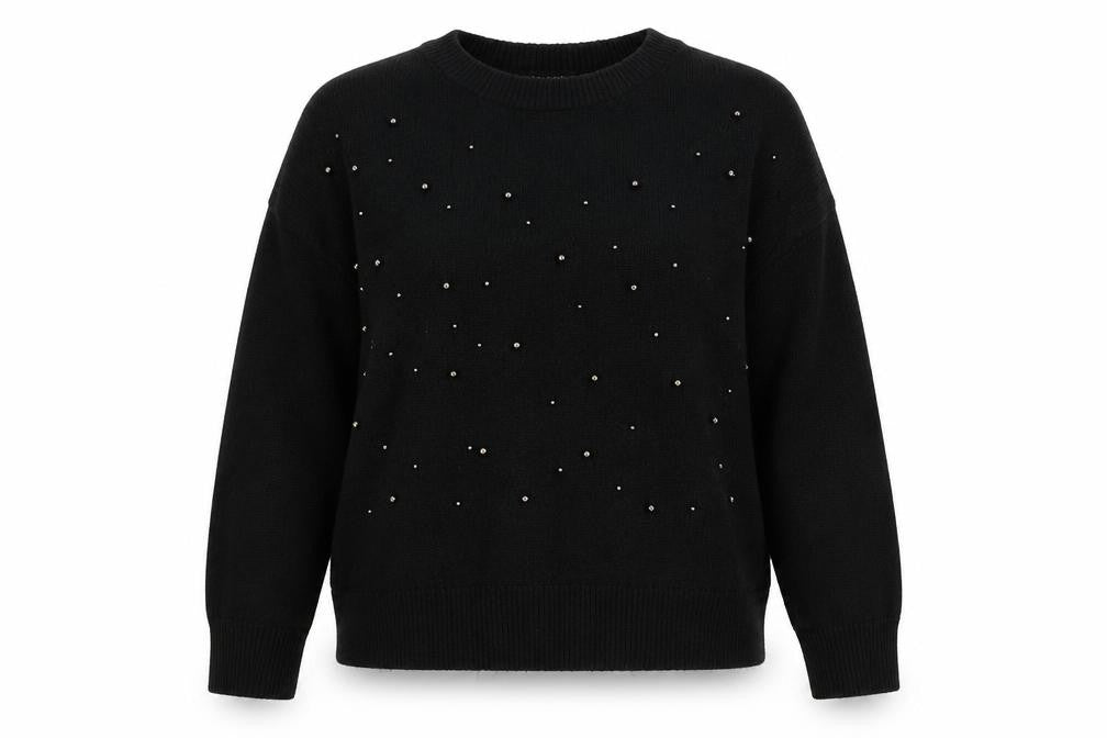 Womens UK Size M New Look Black Pullover Jumper