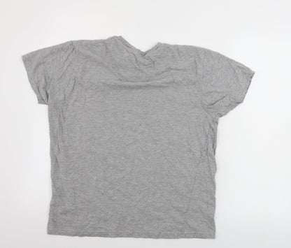 Mens UK Size M Brave Soul Grey  T-Shirt