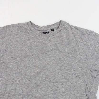 Mens UK Size M Brave Soul Grey  T-Shirt