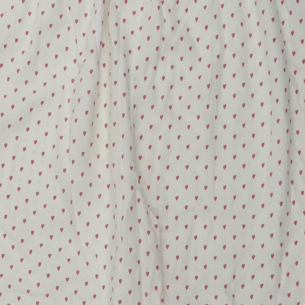Womens UK Size L Marks and Spencer Regular Fit  Ivory Trousers
