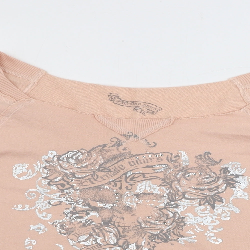 Womens UK Size 12 Marks and Spencer Pink Pullover Jumper