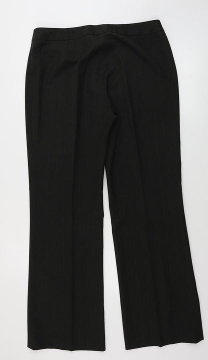 Womens UK Size 12 Marks and Spencer Regular Fit  Black Trousers