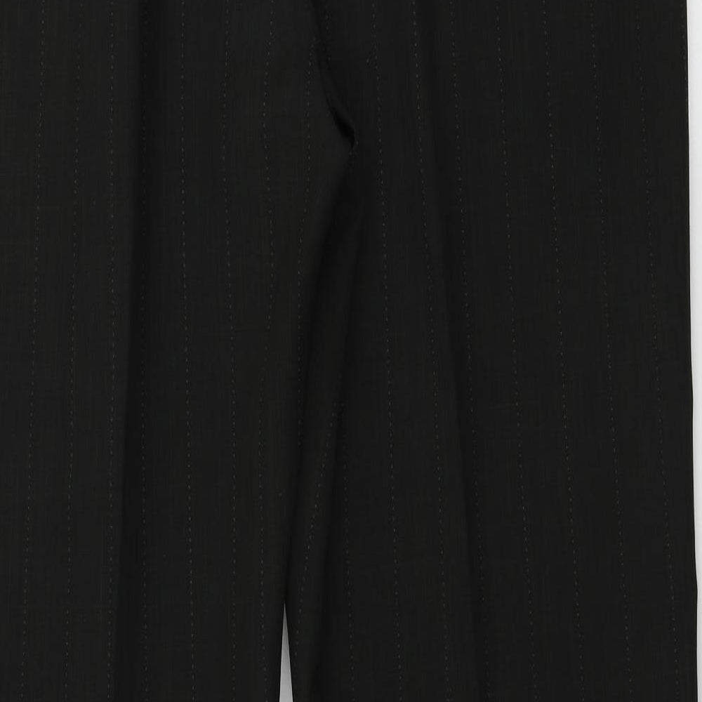 Womens UK Size 12 Marks and Spencer Regular Fit  Black Trousers