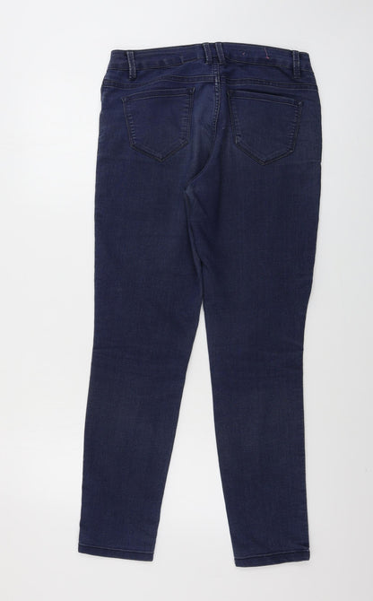 Womens UK Size 10 YESYES Regular Fit Skinny Blue Jeans