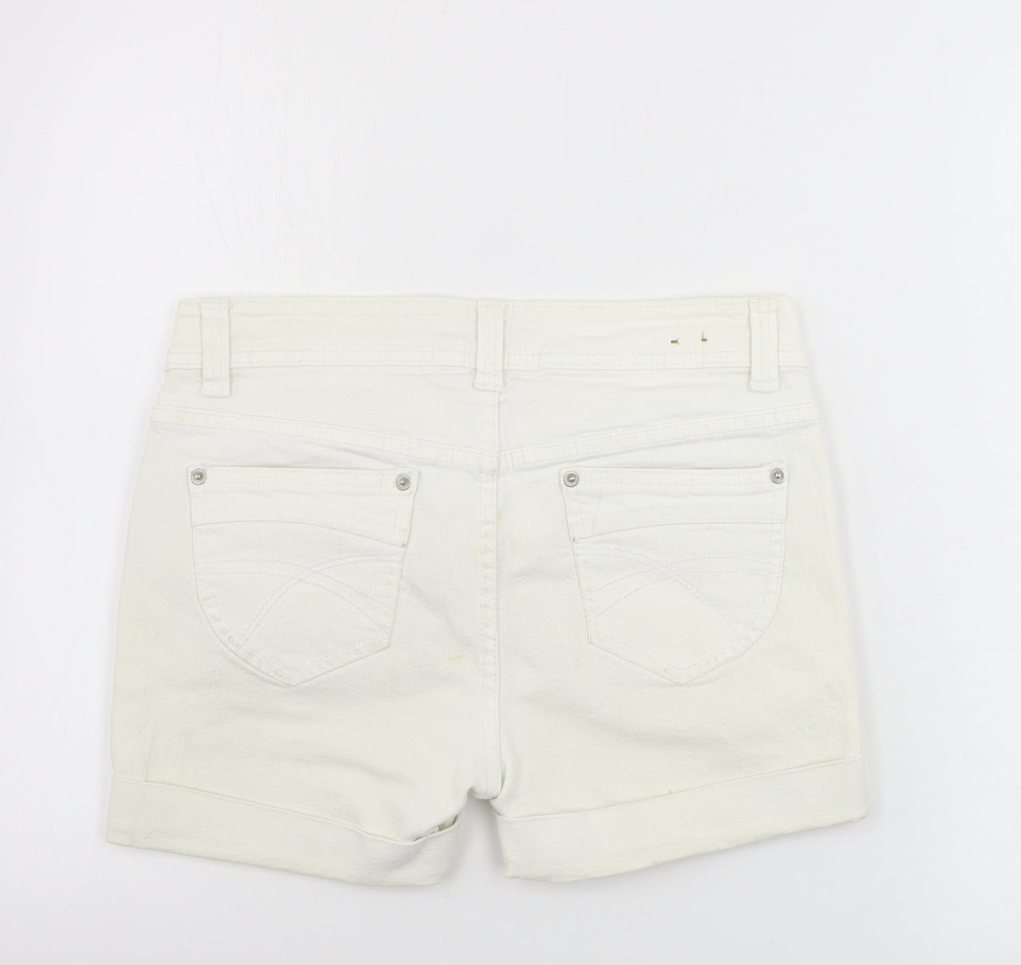 Womens UK Size 10 Preworn Regular Fit Cut-Off Shorts