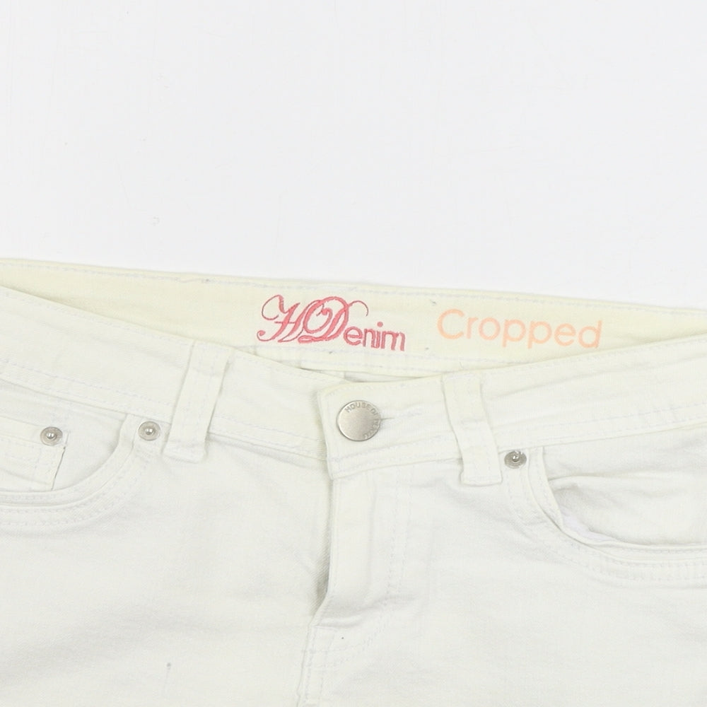 Womens UK Size 10 Preworn Regular Fit Cut-Off Shorts