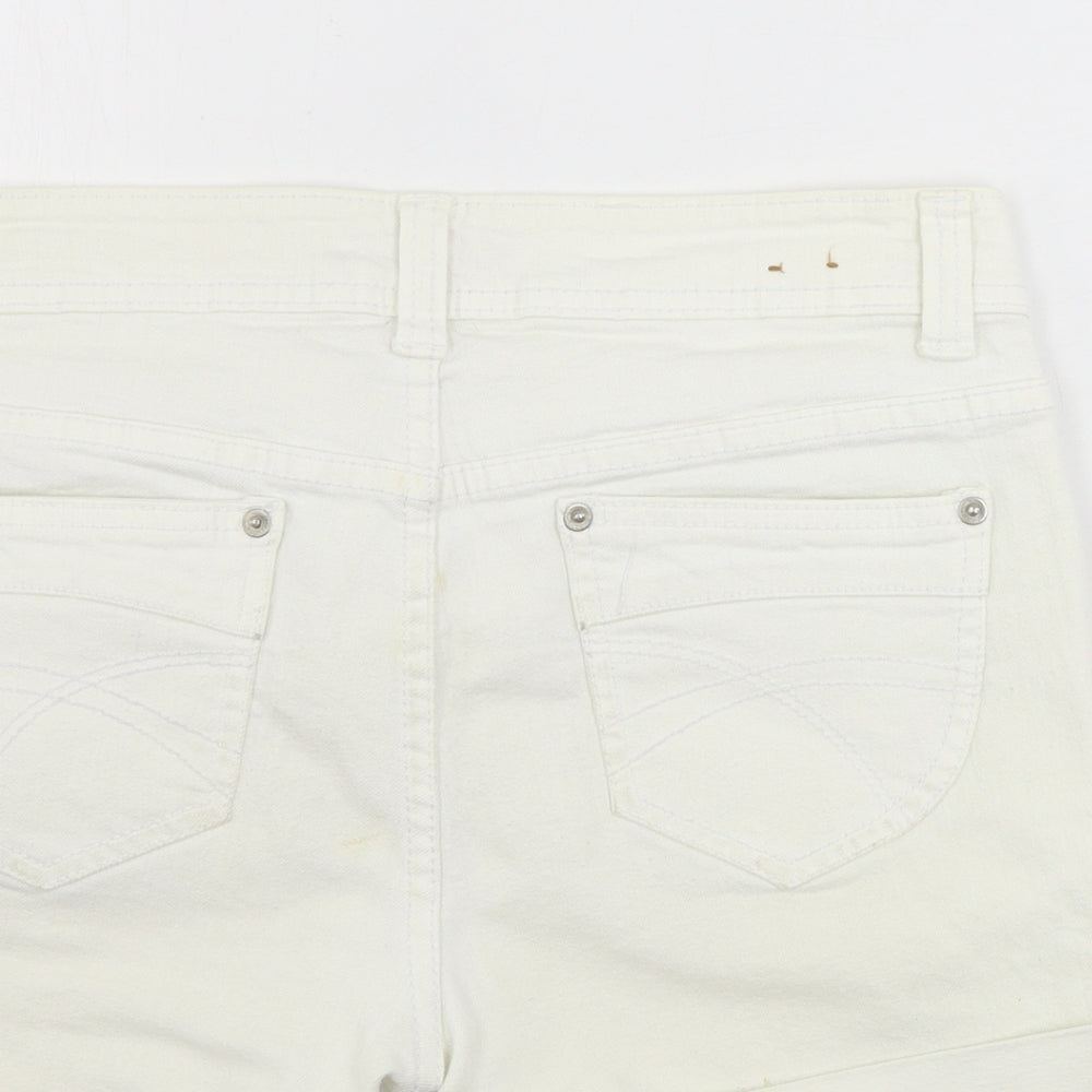 Womens UK Size 10 Preworn Regular Fit Cut-Off Shorts