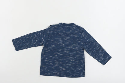 Nutmeg  Boys Blue   Basic T-Shirt Size 3-6 Months