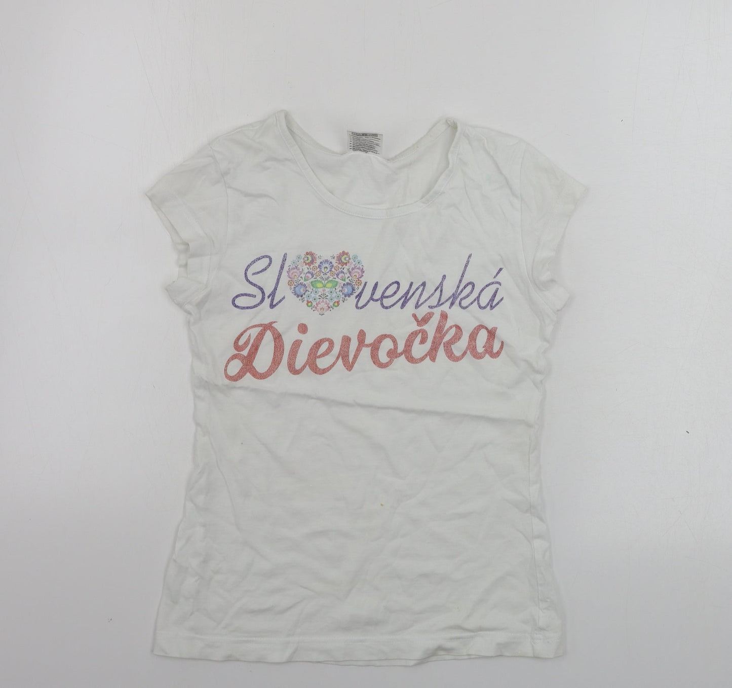 Adler Womens White   Basic T-Shirt Size XS