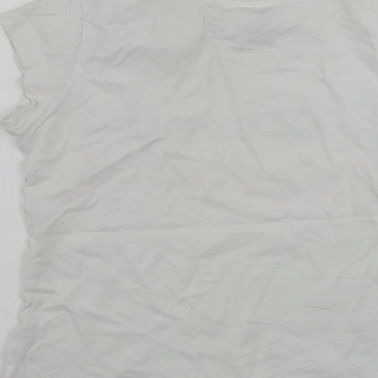 Adler Womens White   Basic T-Shirt Size XS