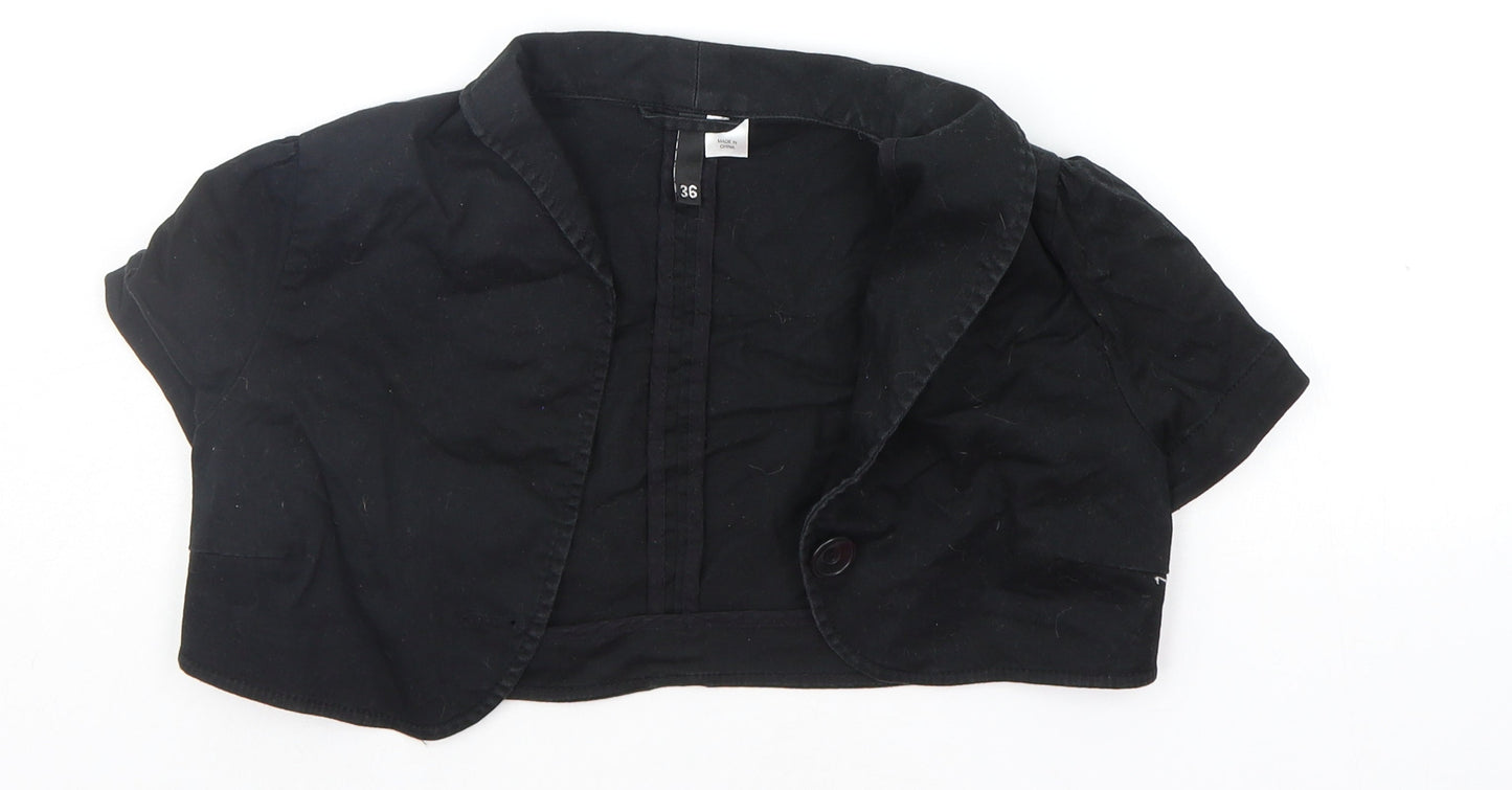 Womens UK Size 8 Divided Black Jacket
