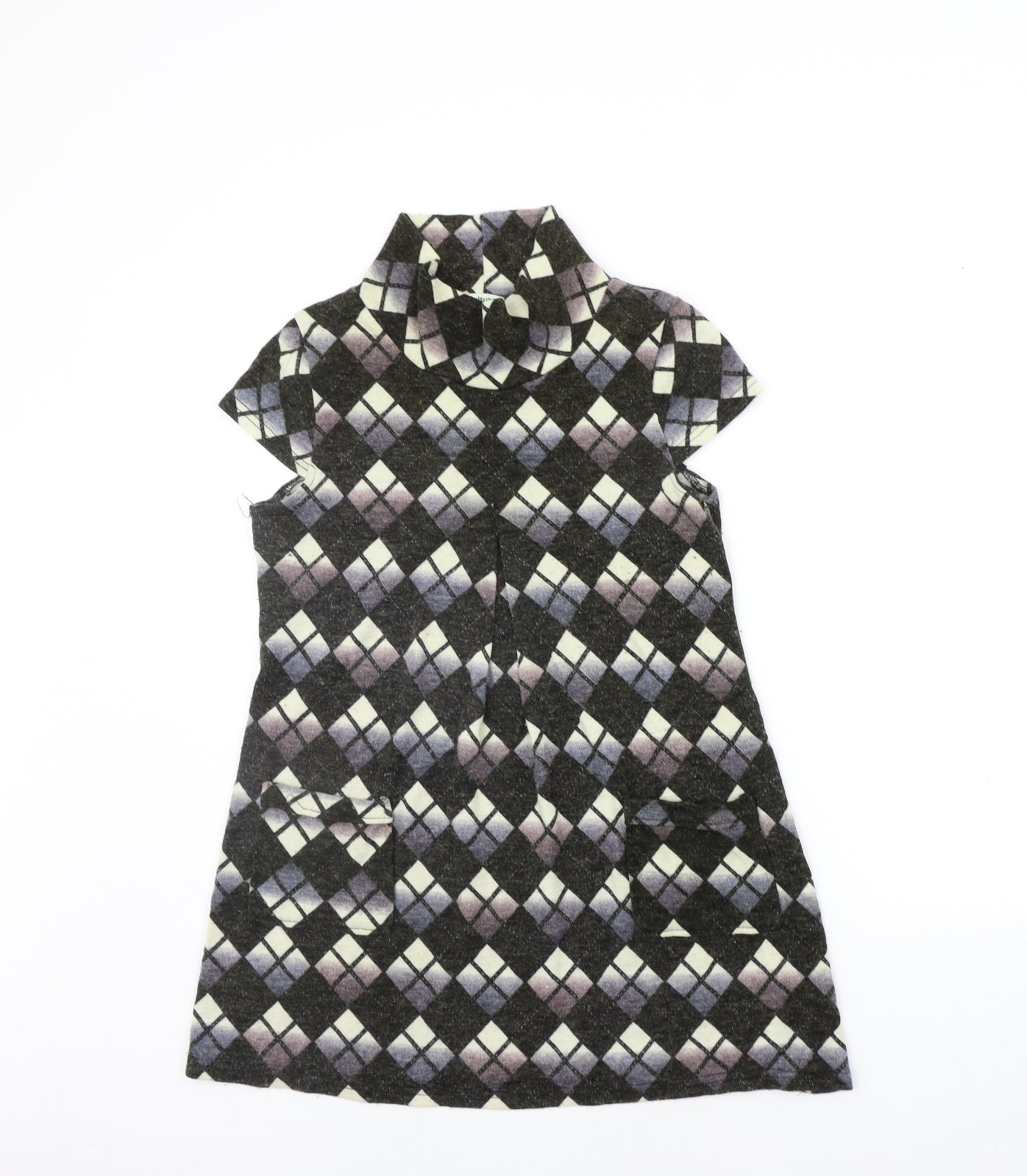 CULTURE Womens Green Geometric  Jumper Dress  Size 12