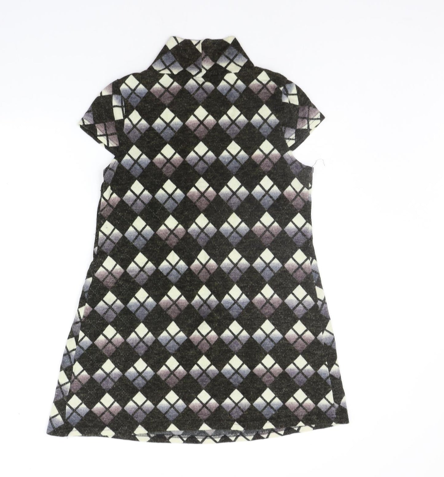 CULTURE Womens Green Geometric  Jumper Dress  Size 12