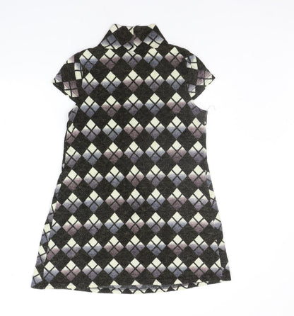 CULTURE Womens Green Geometric  Jumper Dress  Size 12