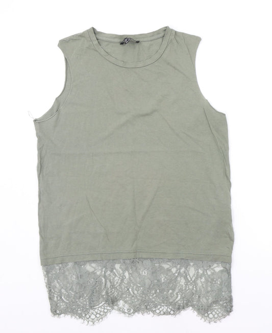 Primark Womens Green   Basic Tank Size 12