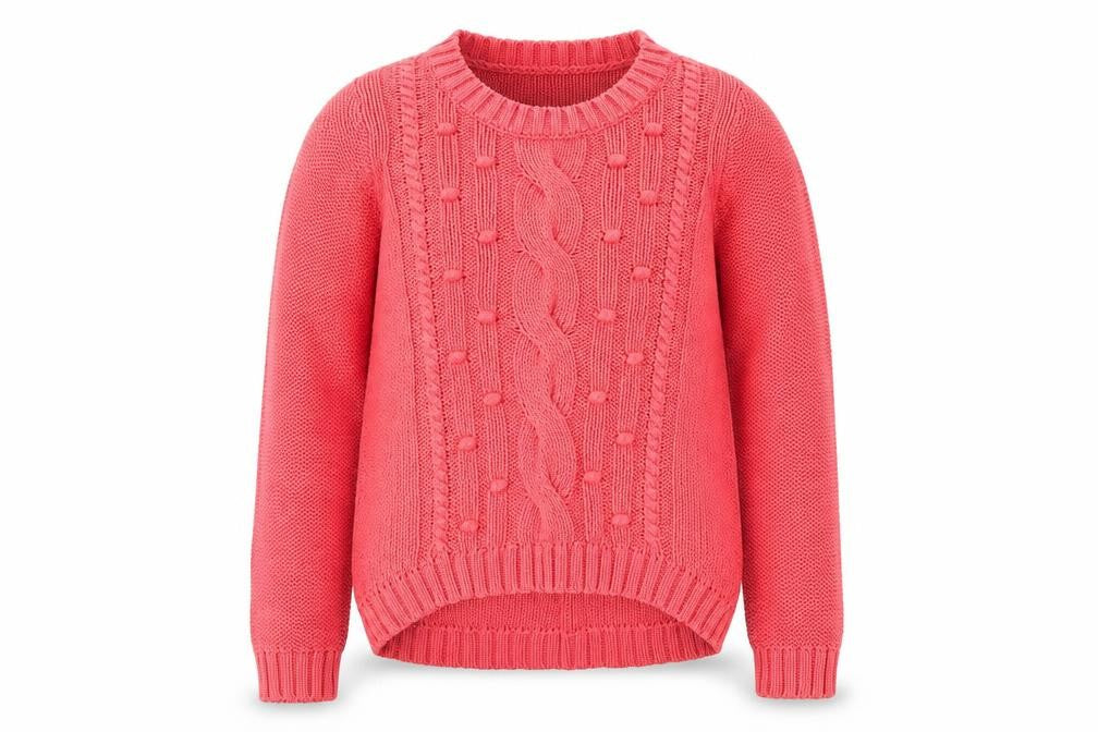 Front view of Gap girls’ orange jumper, size 10-11, years