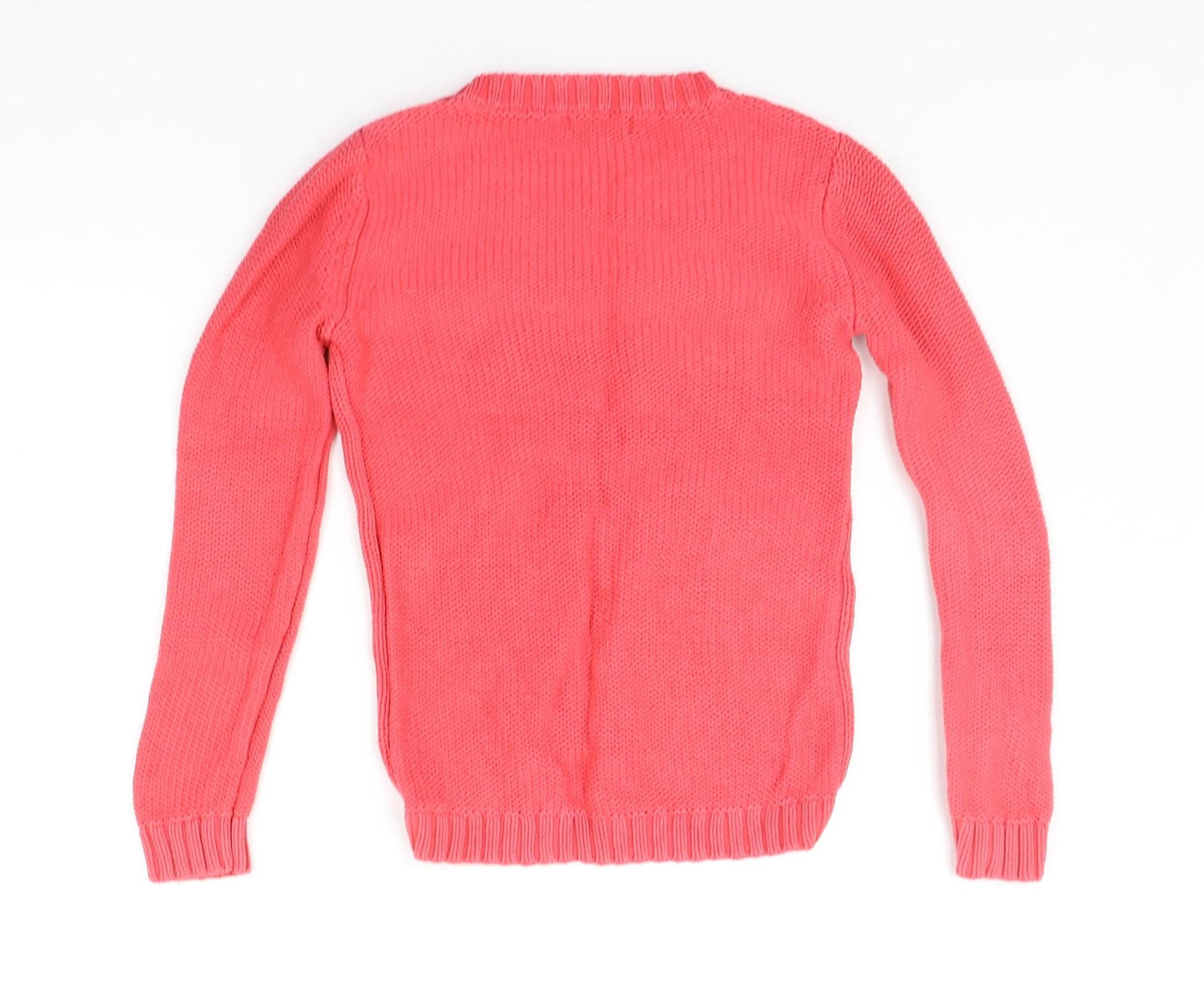 Gap Girls Orange   Pullover Jumper Size 10-11 Years