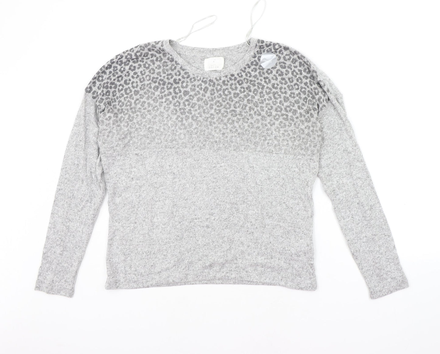 Womens UK Size S Matalan Grey Pullover Jumper