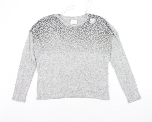 Womens UK Size S Matalan Grey Pullover Jumper