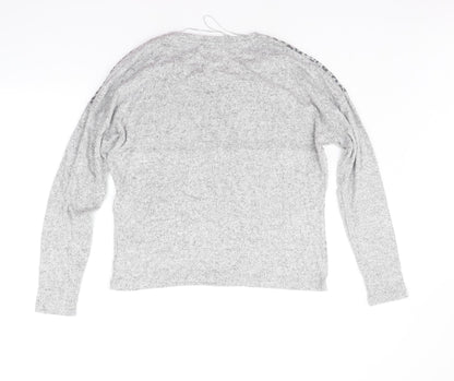 Womens UK Size S Matalan Grey Pullover Jumper