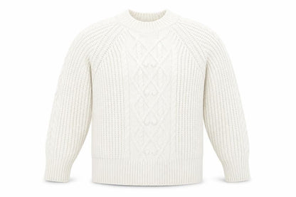 Womens UK Size L Marks and Spencer White Pullover Jumper
