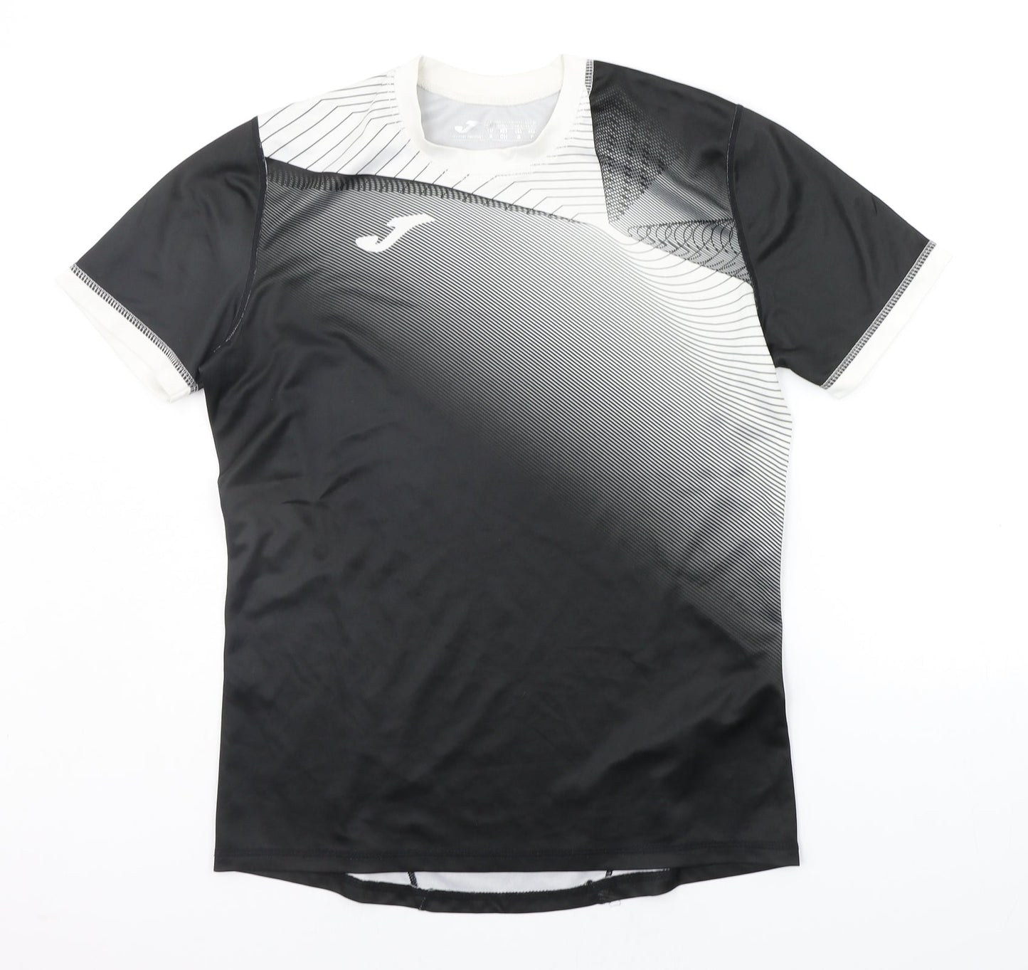 Professional team athletics Mens Black Geometric   T-Shirt Size S