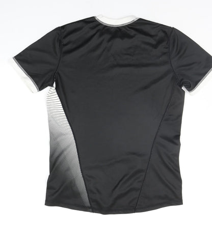 Professional team athletics Mens Black Geometric   T-Shirt Size S