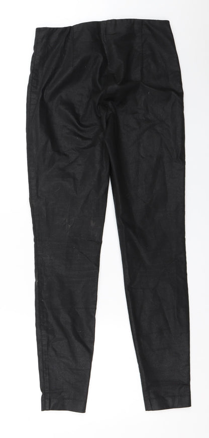 Womens UK Size 38 H&M Regular Fit Capri Black Trousers
