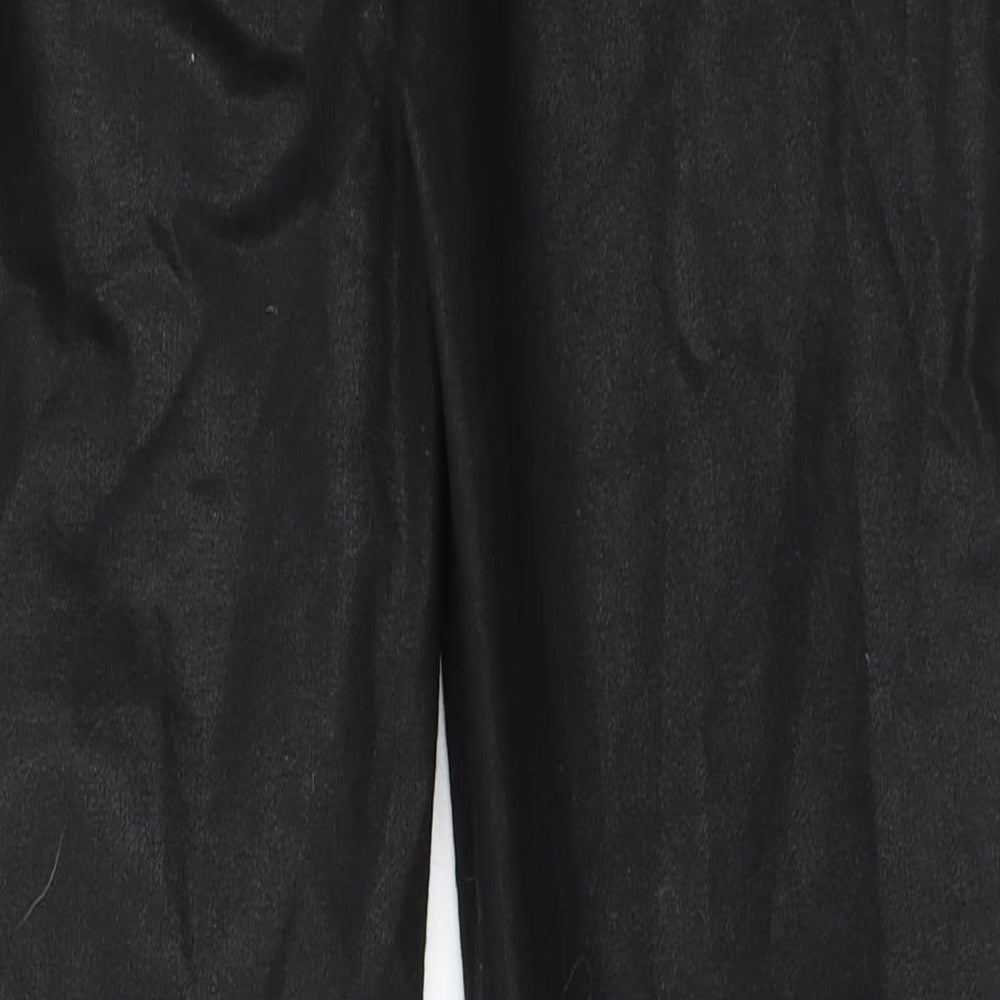 Womens UK Size 38 H&M Regular Fit Capri Black Trousers