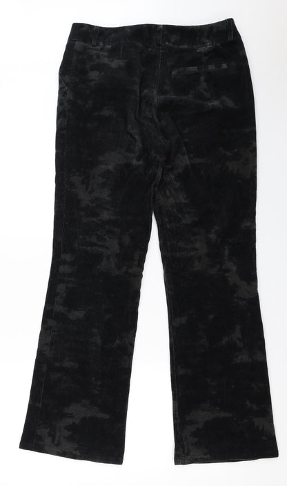 Nice Womens Black   Trousers  Size 16 L30.5 in