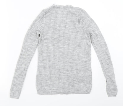Womens UK Size 8 Atmosphere Grey Pullover Jumper
