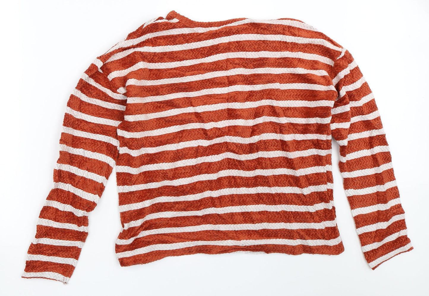 Womens UK Size M New Look Orange Pullover Jumper