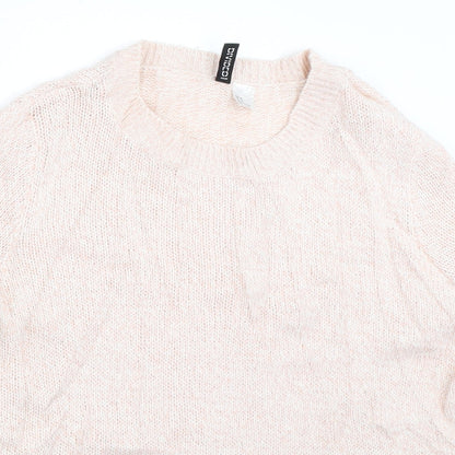 H&M Womens Pink   Pullover Jumper Size M