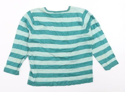 Womens UK Size 12 Atmosphere Green Pullover Jumper